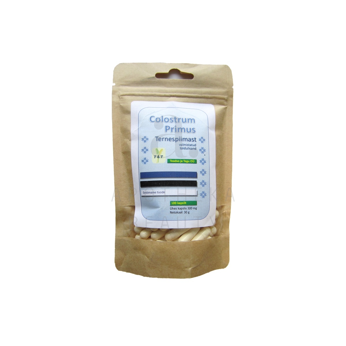 COLOSTRUM PRIMUS TERNESPIIMA KAPSLID 300MG N100 - Изображение товара
