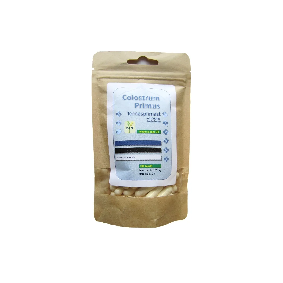COLOSTRUM PRIMUS TERNESPIIMA KAPSLID 300MG N100 - Изображение товара