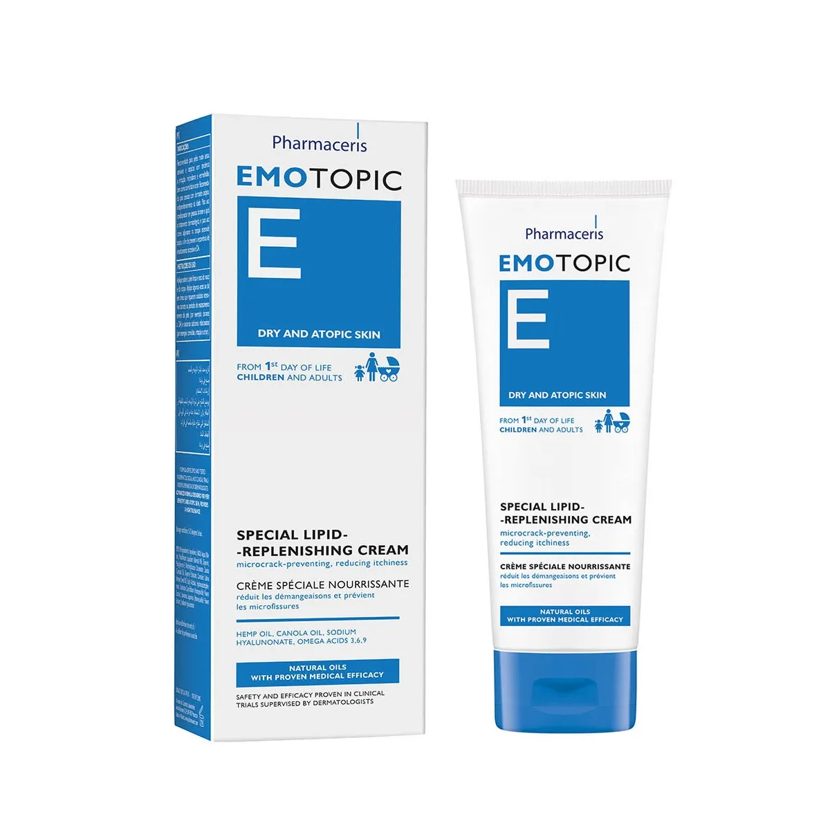 PHARMACERIS E EMOTOPIC KREEM SÜGELUSVAST. LIPIIDE LISAV 75ML - Изображение товара
