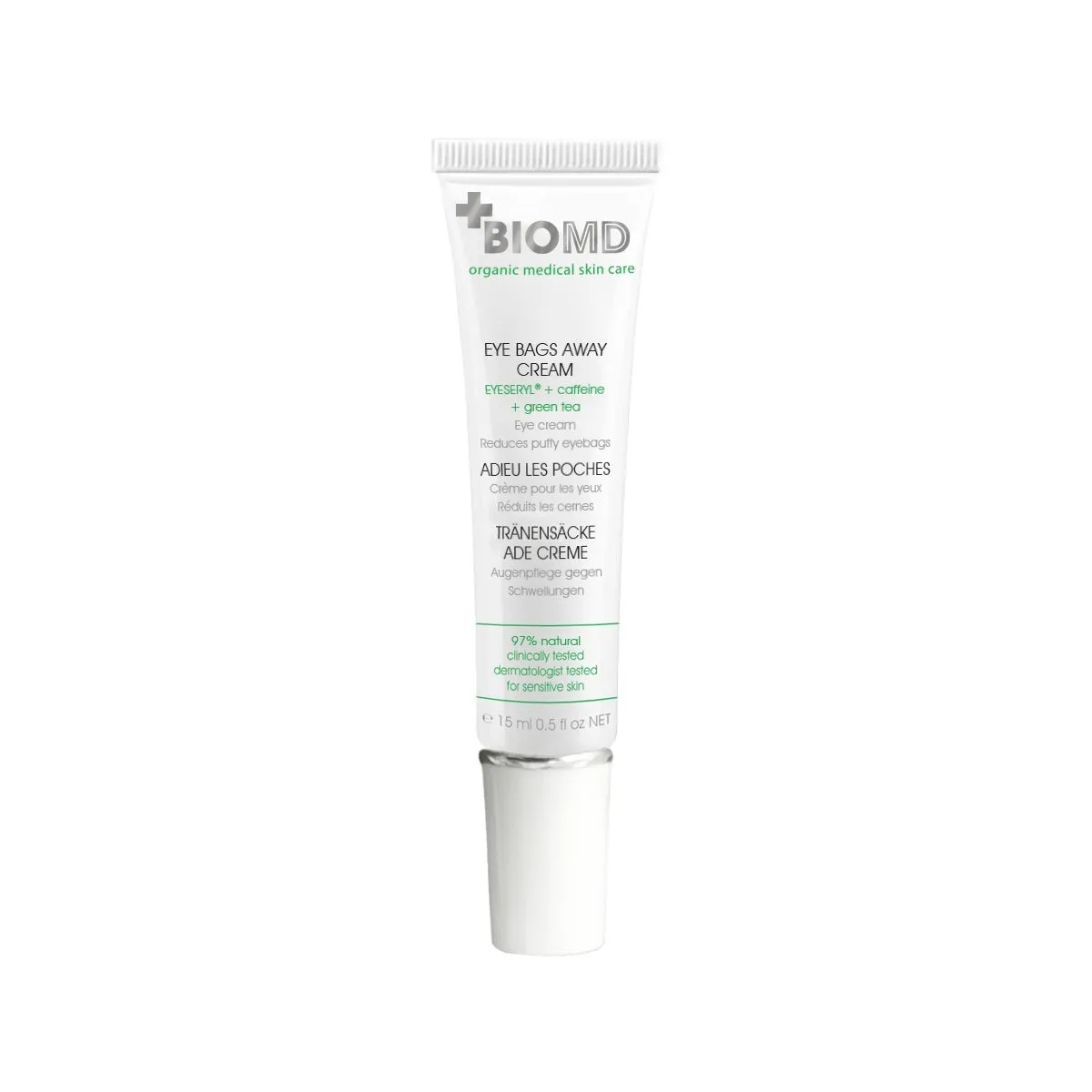 BIOMD EYE BAGS AWAY SILMAKREEM TURSETE VASTU 15ML - Изображение товара
