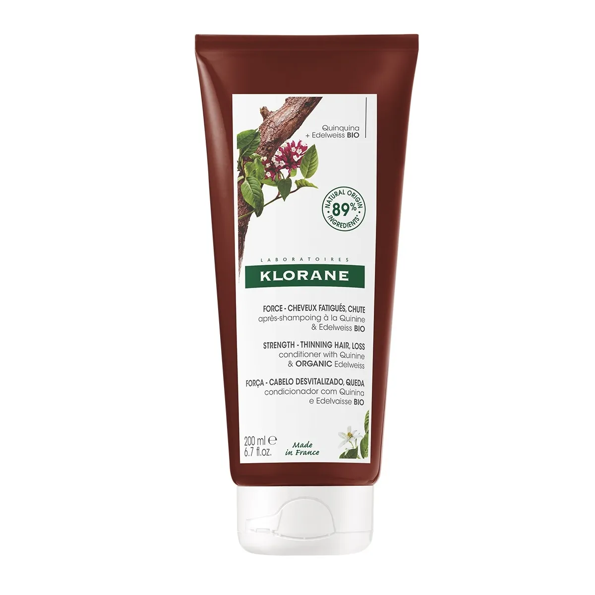 KLORANE JUUKSEPALSAM HINIINI JA EEDELVEISSI EKSTRAKTIGA 200ML - Изображение товара