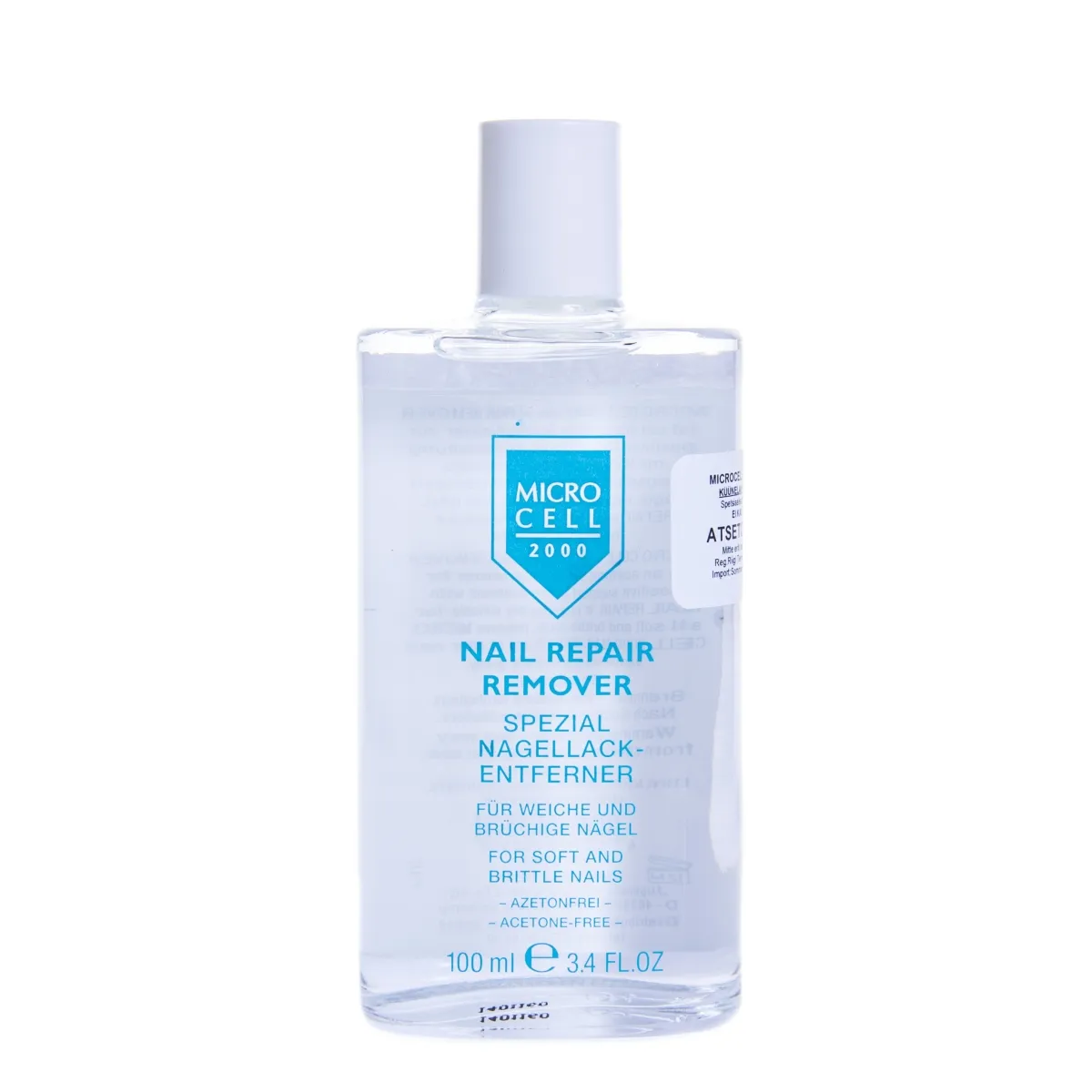 MICRO CELL NAIL POLISH REMOVER ACETONE-FREE 100 ML - Изображение товара