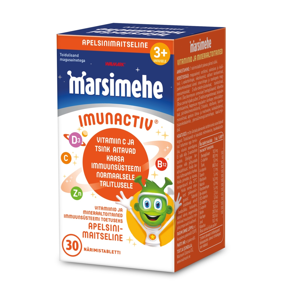 MARSIMEHE IMUNACTIV TBL N30 (APELSIN)