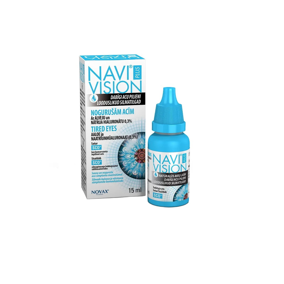 NAVI VISION PLUS TIRED EYE SILMATILGAD 15ML - Изображение товара