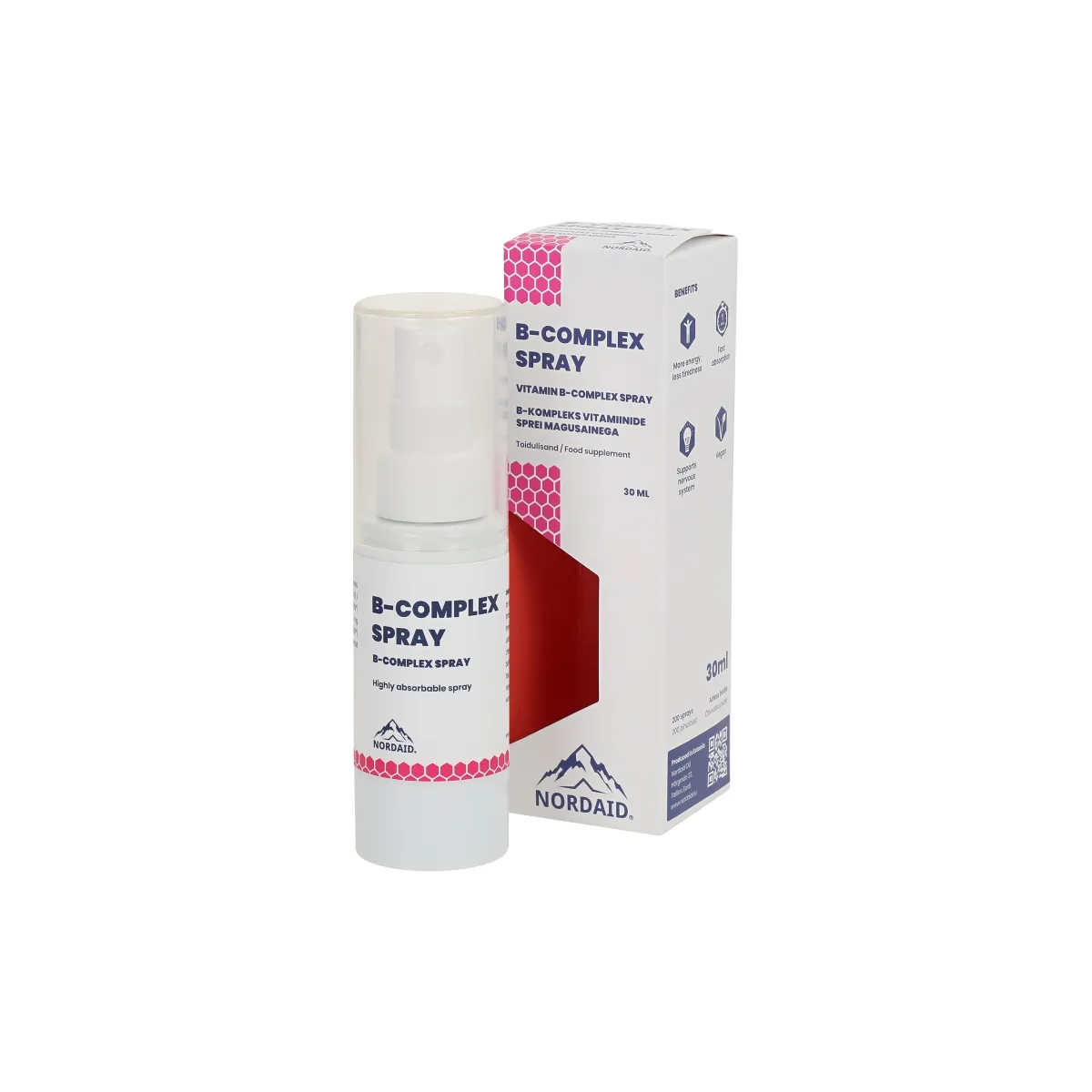 NORDAID B-COMPLEX ORAL SPRAY 30ML - Изображение товара