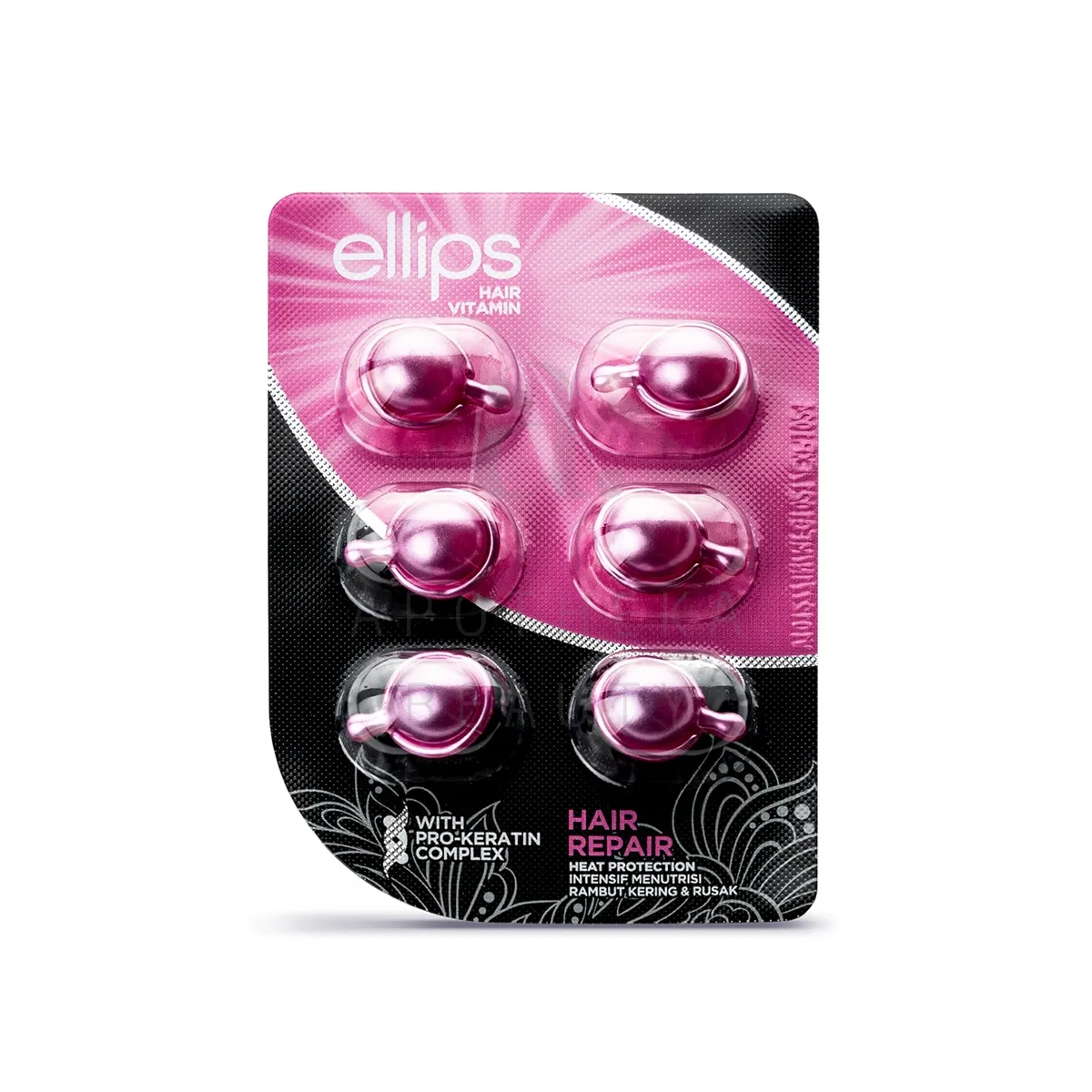 ELLIPS HAIR REPAIR JUUKSEVITAMIINID PEALEMÄÄRITAVAD 1ML N6 - Изображение товара