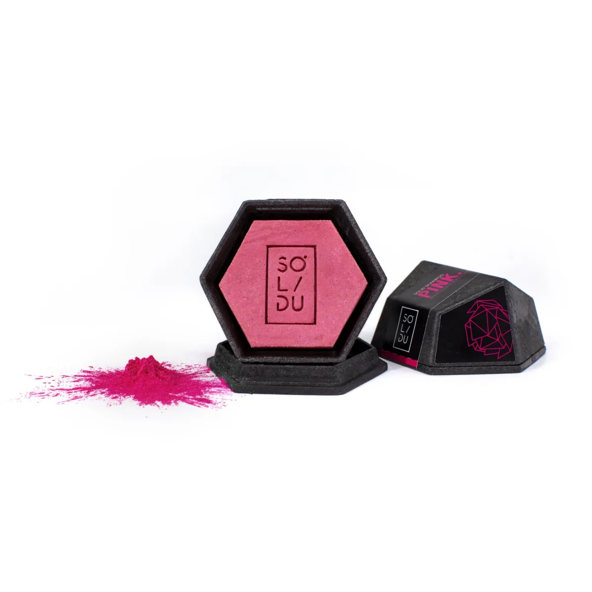 SOLIDU TAHKE SHAMPOON PINK 65G - Изображение товара