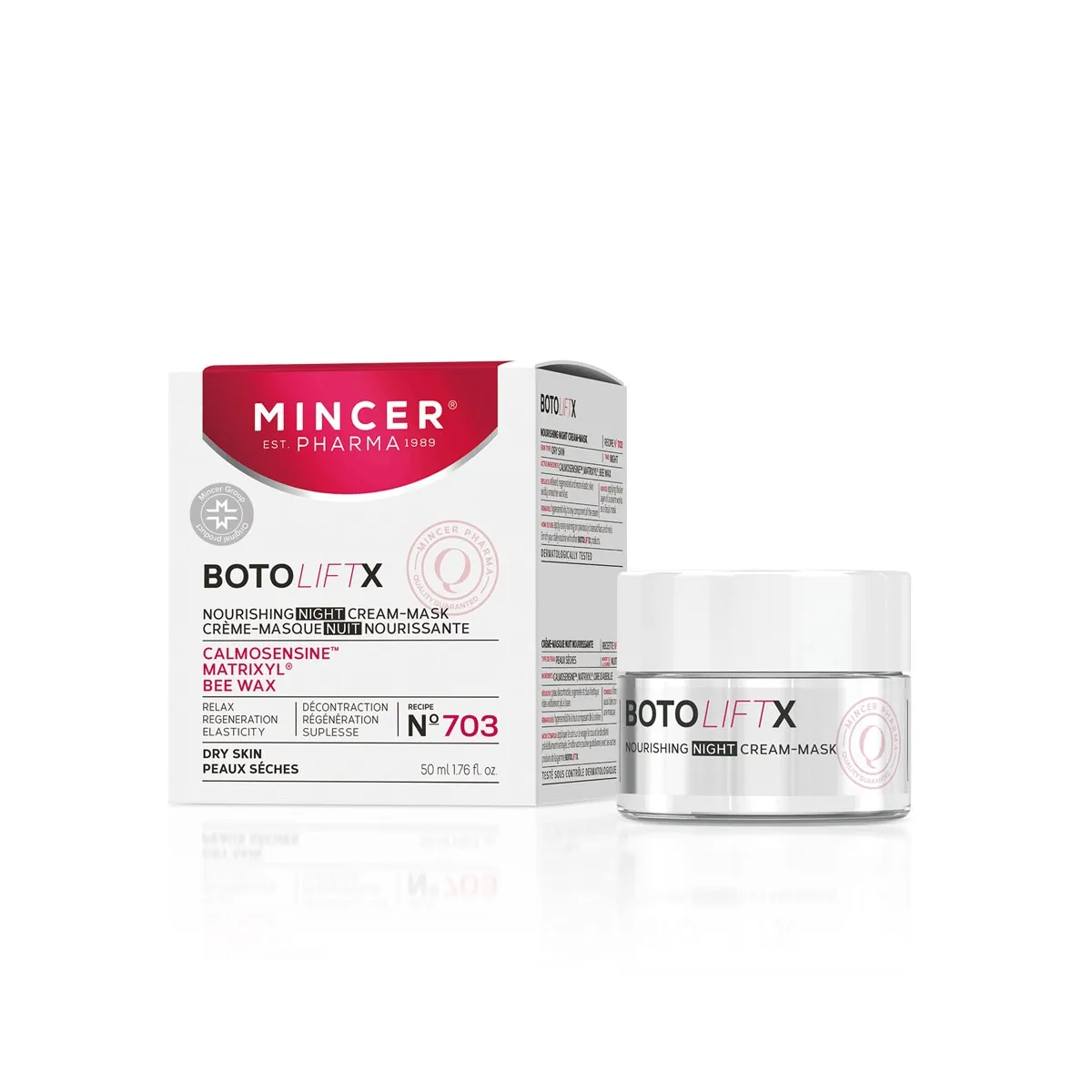 MINCER PHARMA BOTOLIFTX ÖÖKREEM MASK 50ML - Изображение товара