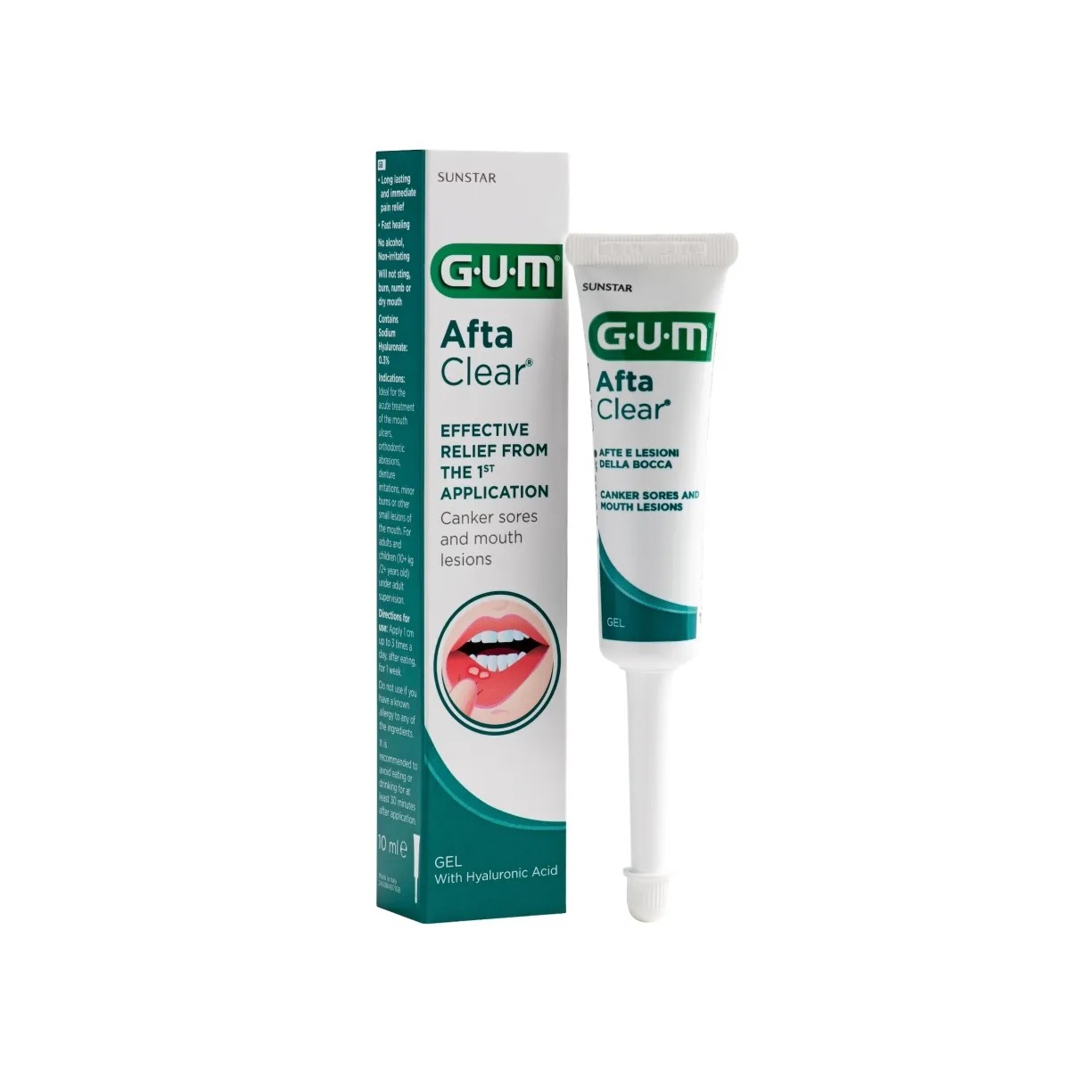 GUM AFTACLEAR SUUÕÕNE HAAVANDITE GEEL 10ML - Изображение товара