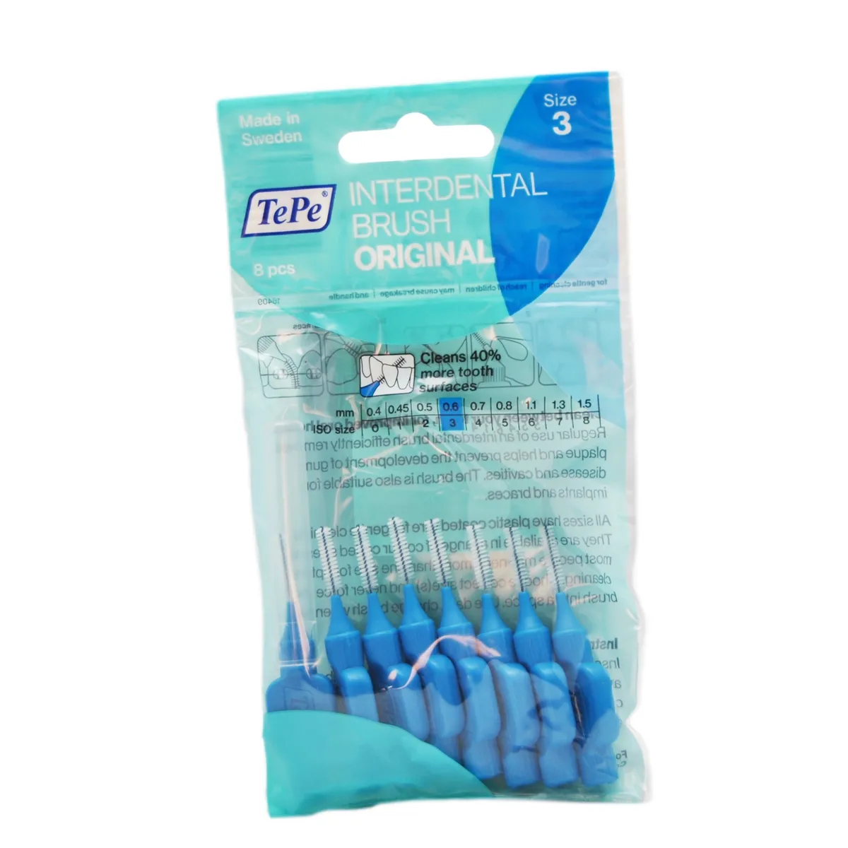 TEPE INTERDENTAALHARJAD NR.3 (0,6MM) N8 - Изображение товара