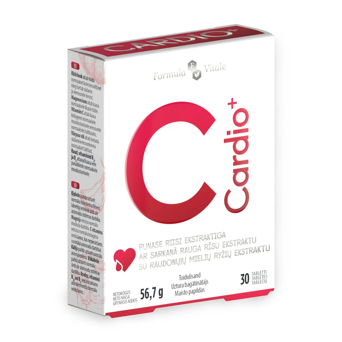 FORMULA VITALE CARDIO+ TBL N30 UUS - Изображение товара