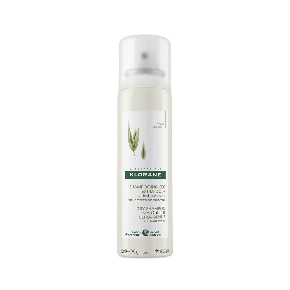 Klorane Gentle Dry Shampoo with Oat Milk  150 ml