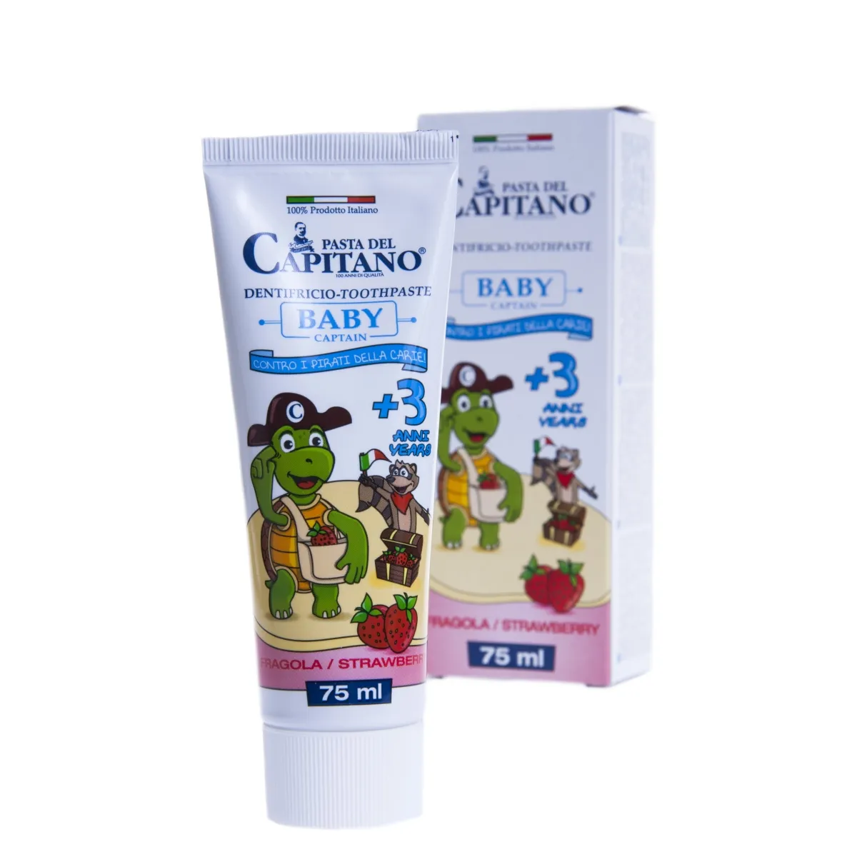 PASTA DEL CAPITANO BABY HAMBAGEEL MAASIKAS (3-6A) 75ML - Изображение товара