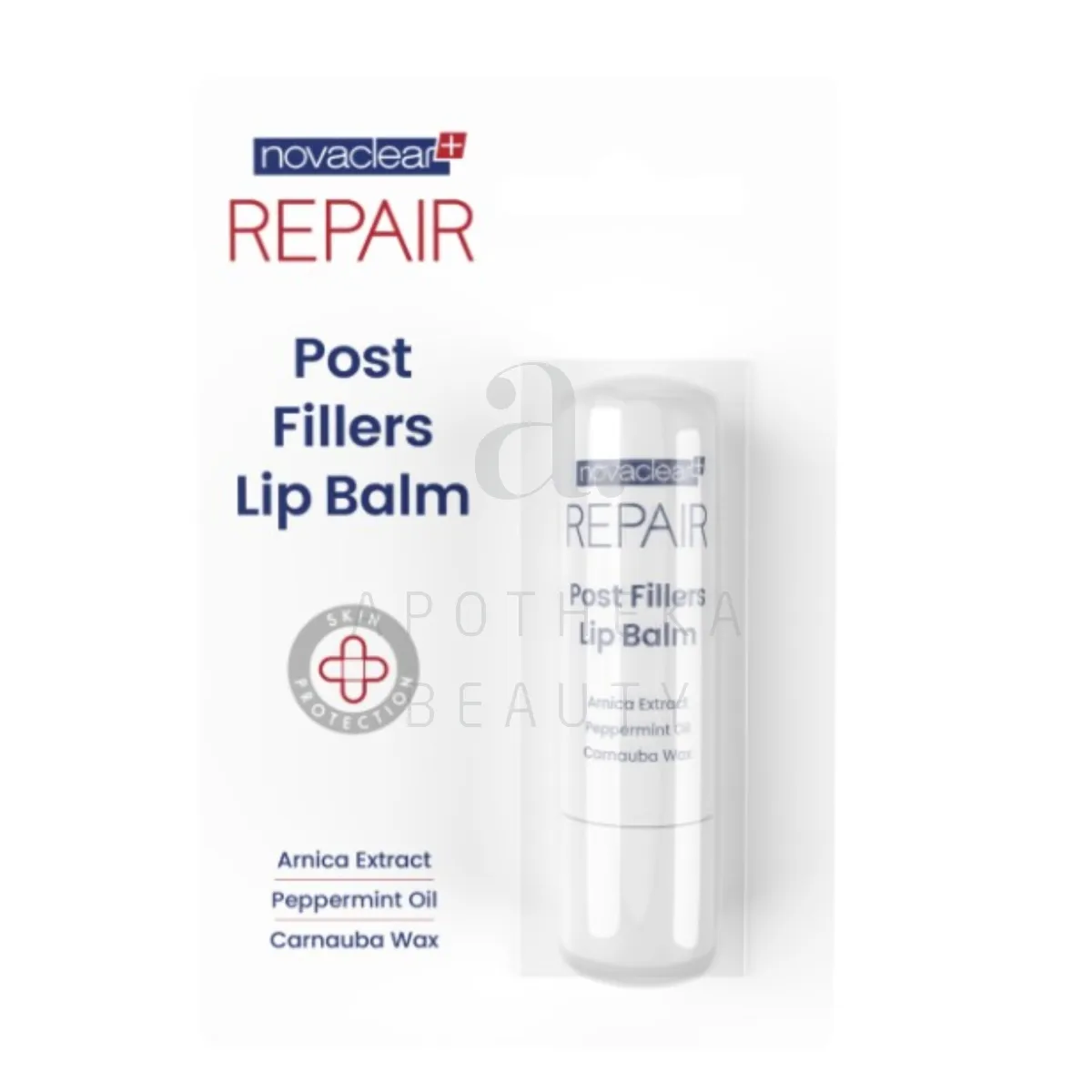 NOVACLEAR REPAIR HUULEPALSAM TÄITESÜSTIDE JÄRGNE 4,9G - Изображение товара 1
