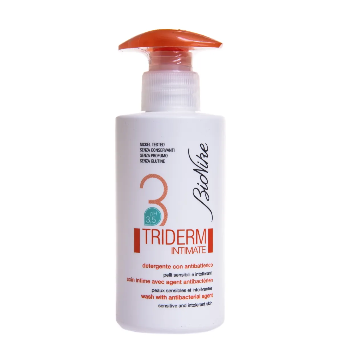 BioNike TRIDERM INTIMATE антибактериальное моющeе средство для интимной гигиены 250мл - Изображение товара