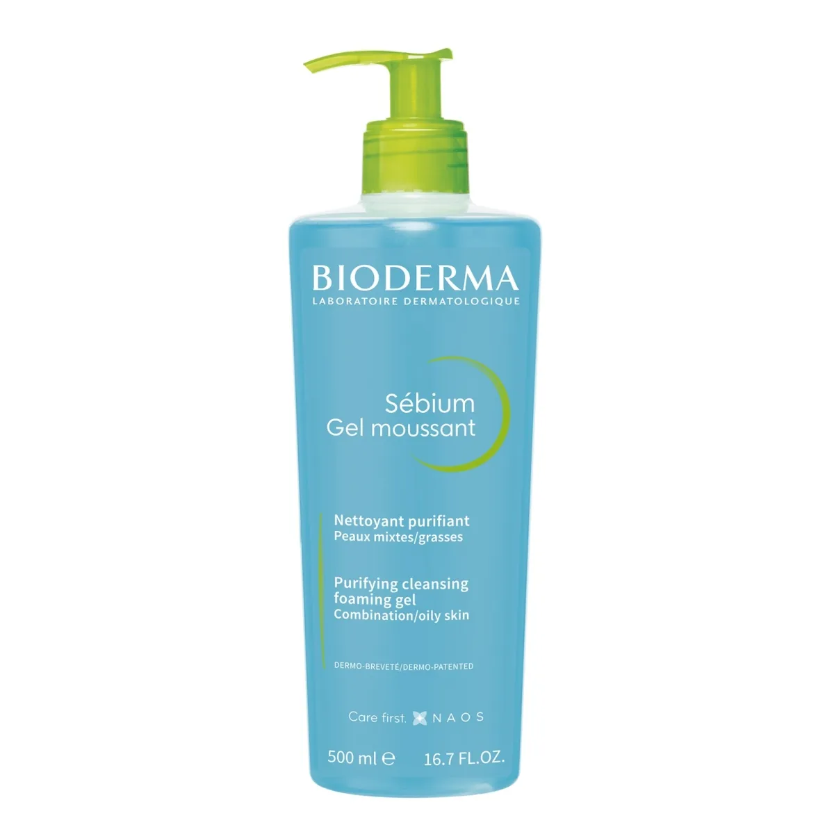 BIODERMA SEBIUM NÄOPUHASTUSE VAHTGEEL 500ML - Изображение товара