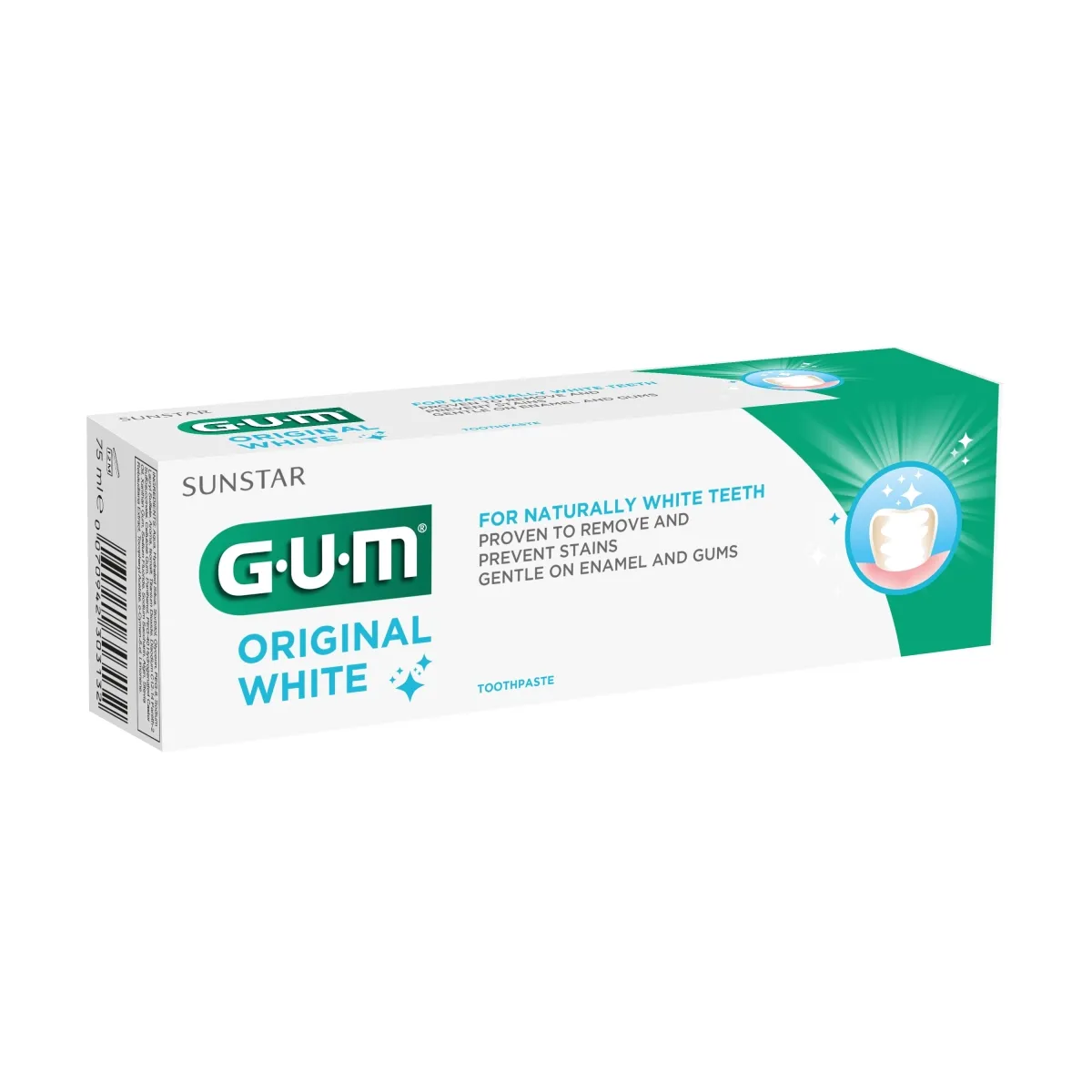 GUM ORIGINAL WHITE ЗУБНАЯ ПАСТА 75МЛ /1745/ - Изображение товара