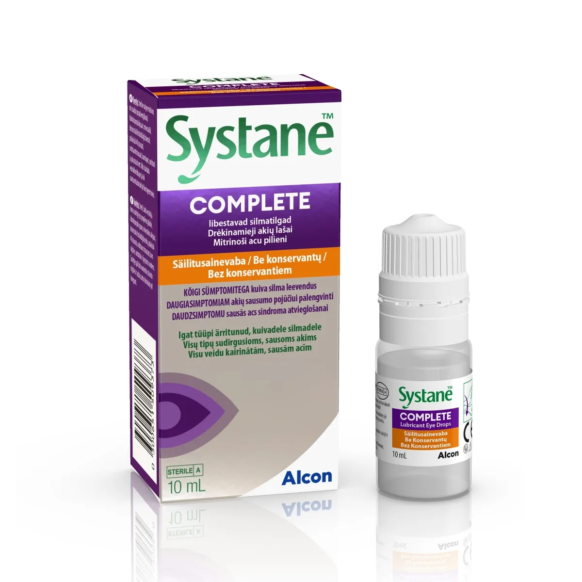 SYSTANE COMPLETE NIISUTAVAD SILMATILGAD SÄILITUSAINETA 10ML - Изображение товара
