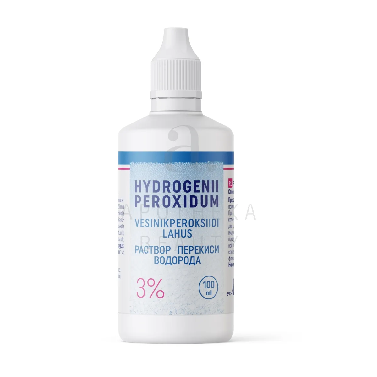 VESINIKPEROKSIIDI LAHUS 3% 100ML - Изображение товара