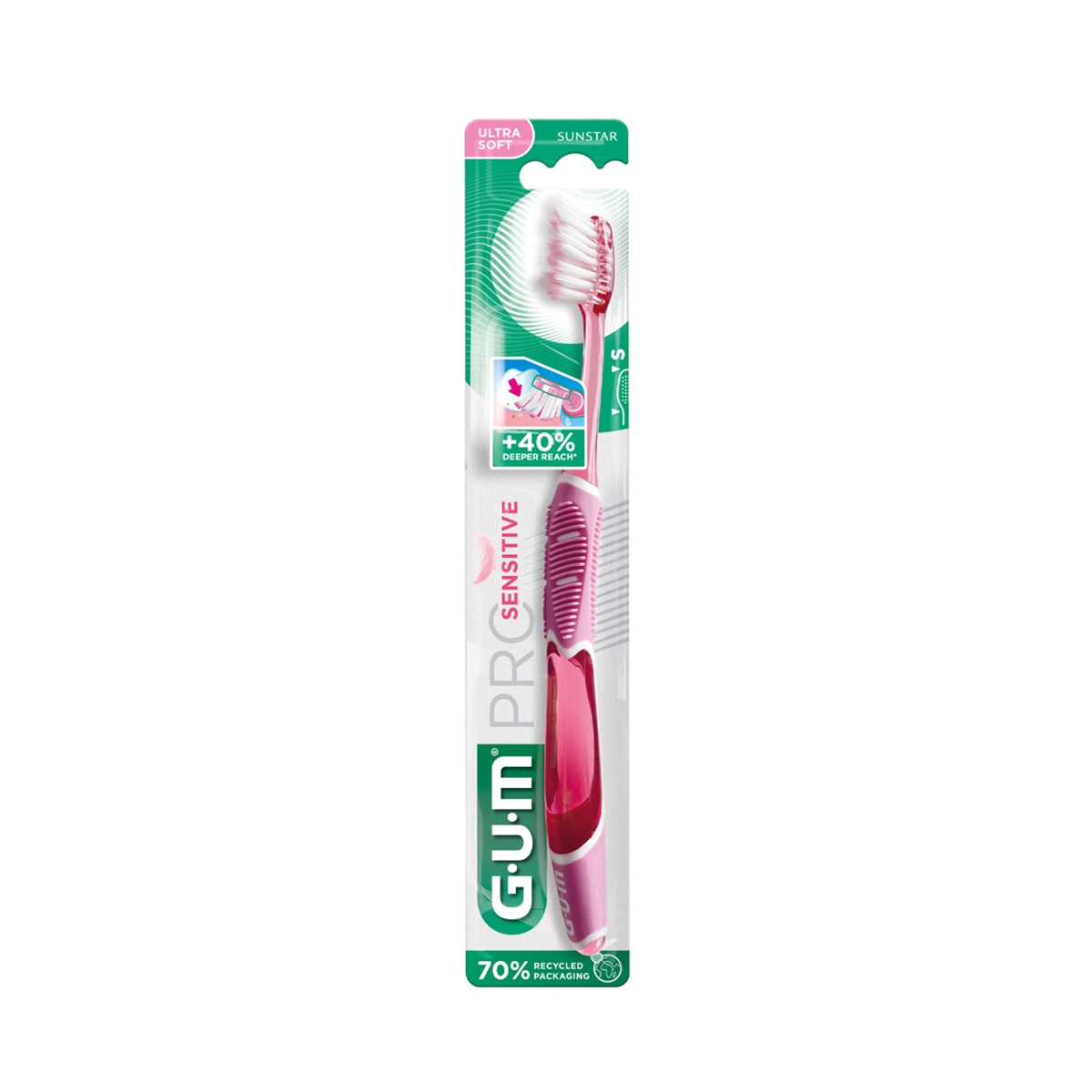 GUM SENSIVITAL ЗУБНАЯ ЩЕТКА УЛЬТРА-МЯГКАЯ /509/