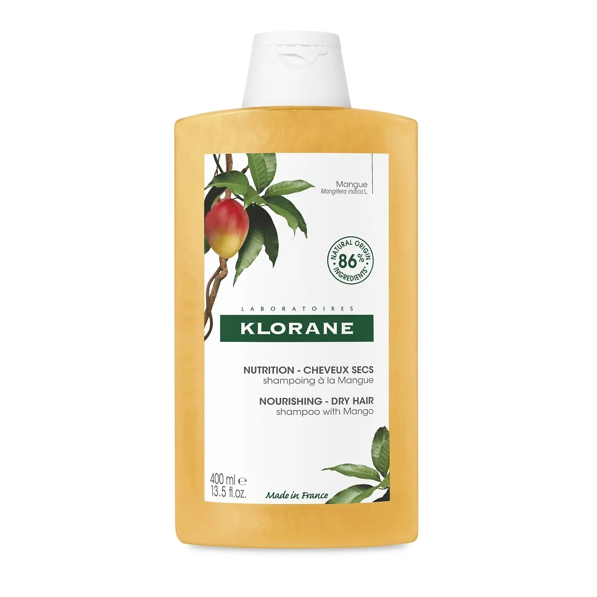 Klorane Mango ШАМПУНЬ для сухих волос  400 МЛ - Изображение товара