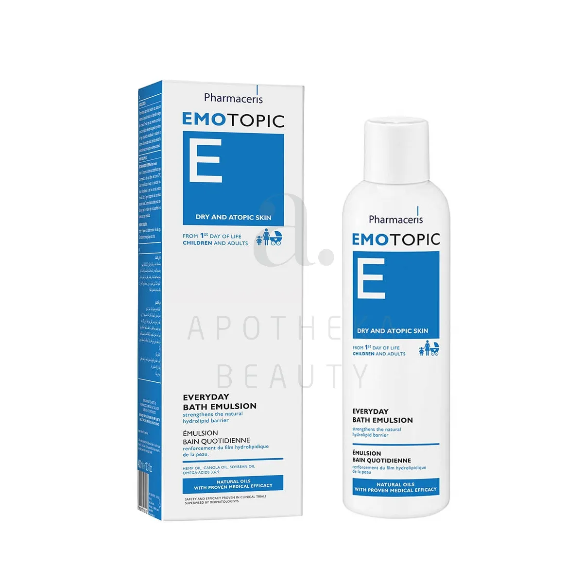 PHARMACERIS E EMOTOPIC VANNIEMULSIOON IGAPÄEVANE 400ML - Изображение товара