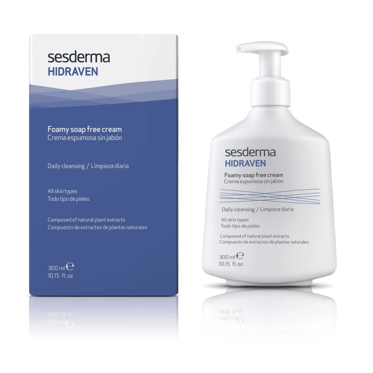 SESDERMA HIDRAVERN PUHASTUSVAHT NÄOLE JA KEHALE 300ML - Изображение товара