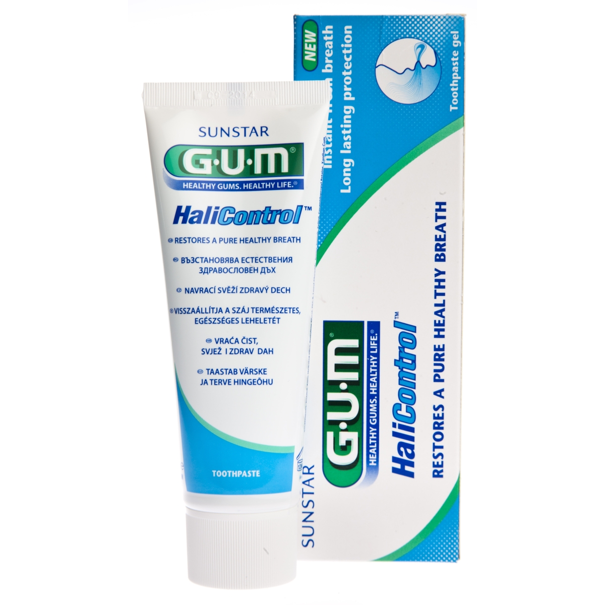 GUM HALICONTROL ЗУБНАЯ ГЕЛЬ-ПАСТА 75МЛ /3040/