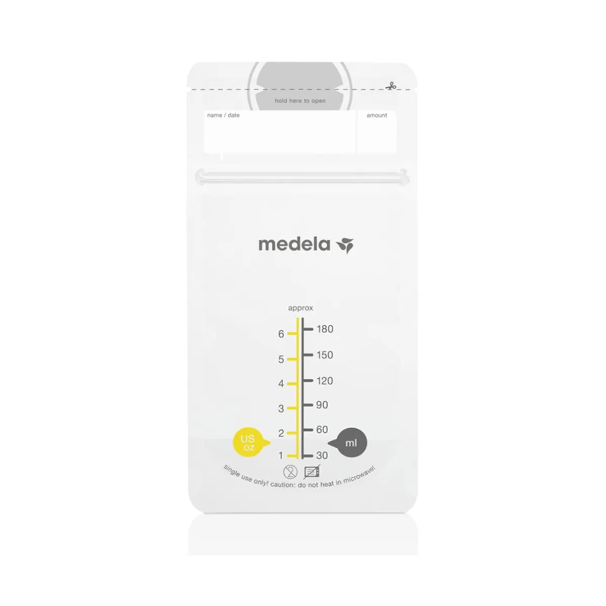 MEDELA BF RINNAPIIMA SÄILITUSKOTID 180ML N25 - Изображение товара