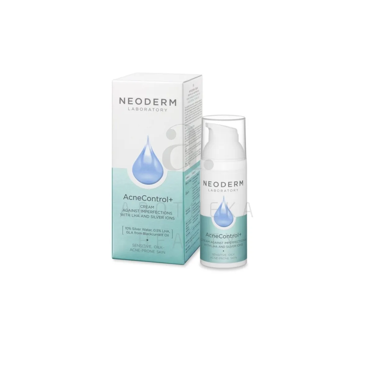 NEODERM ACNECONTROL+ NÄOKREEM LHA JA HÕBEDAIOONIDEGA 50ML - Изображение товара
