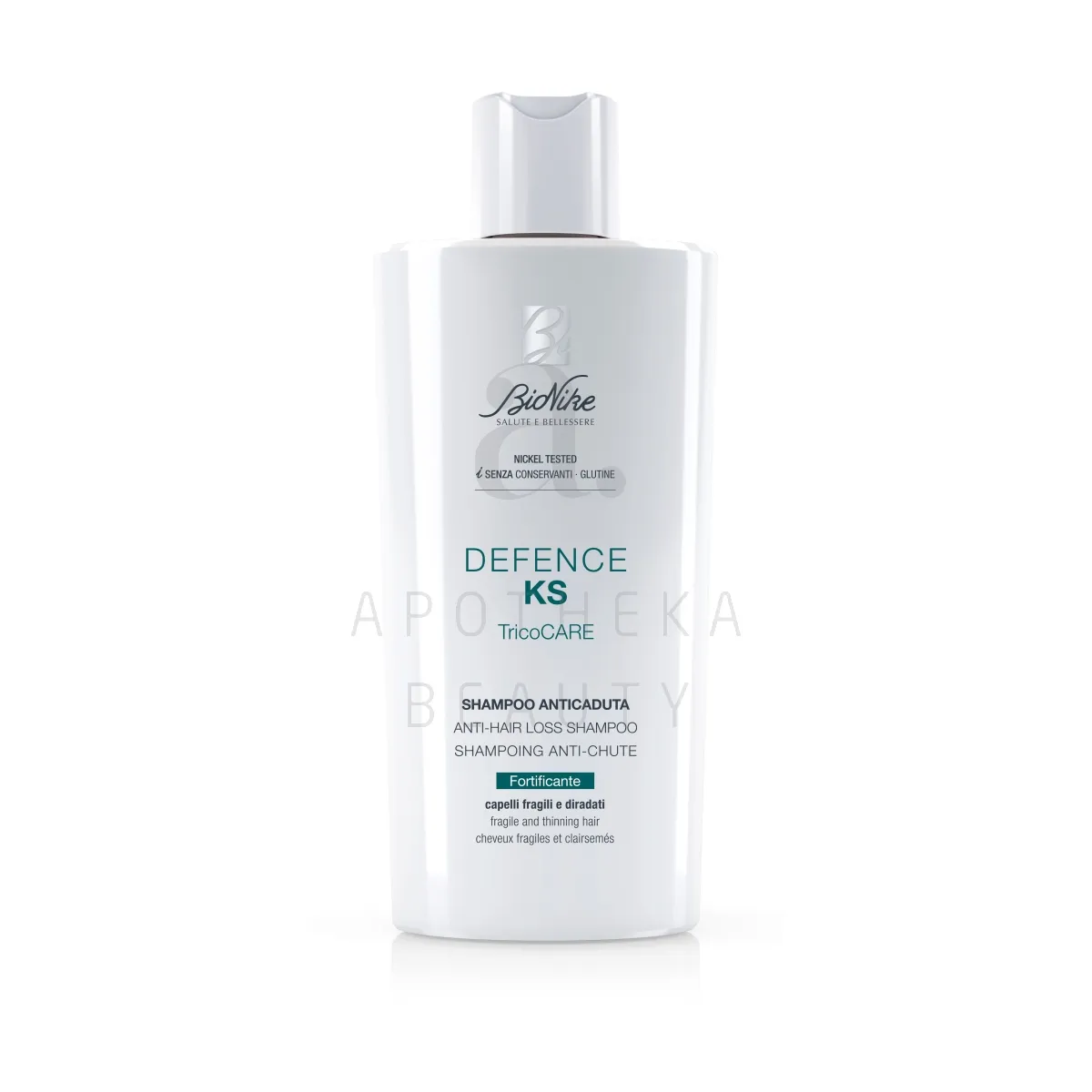 BioNike KS шампунь против выпадения волос для ломких и тонких волос 200 мл - Изображение товара