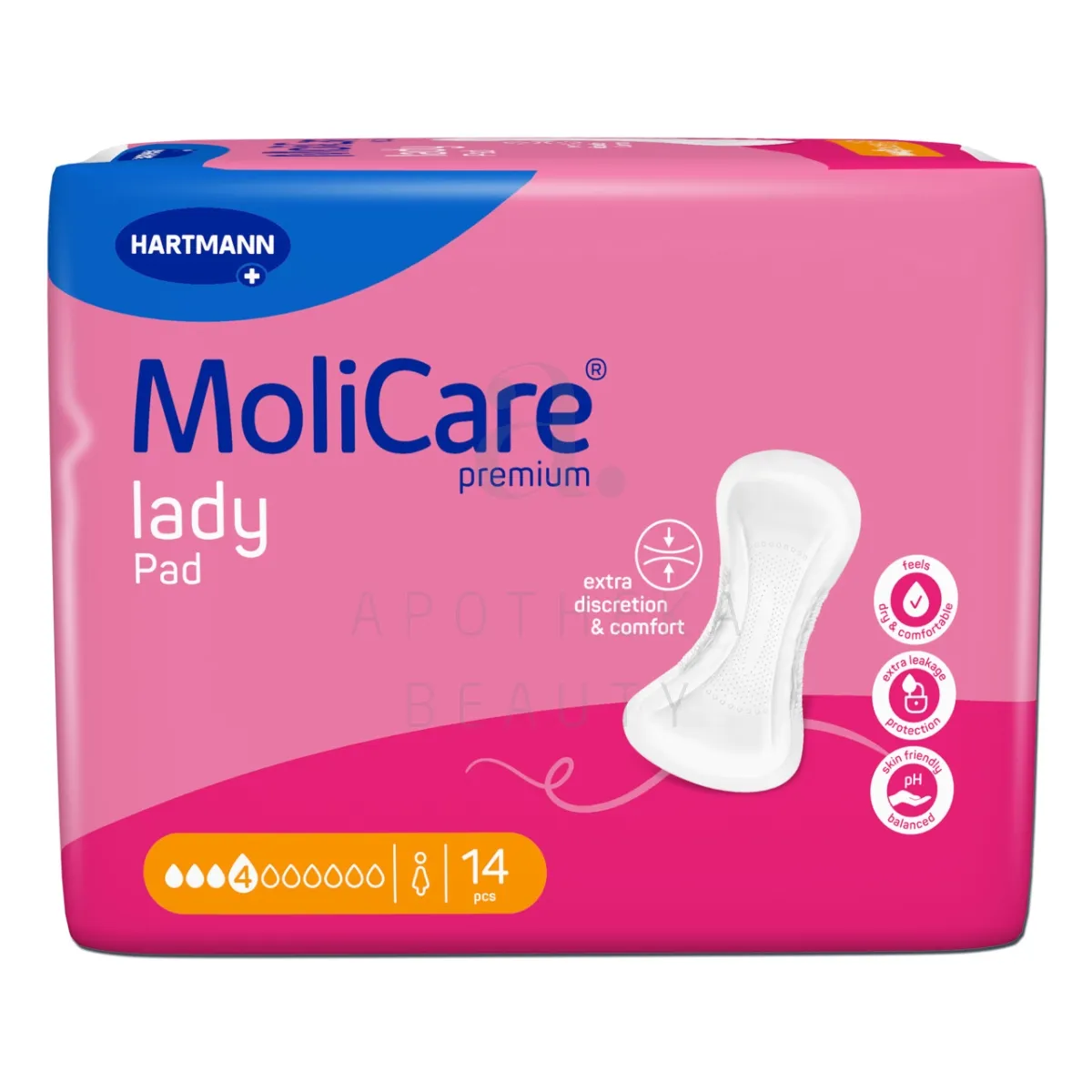 MOLICARE PAD LADY 4 TILKA N14 /168046/ UUS PAKEND - Изображение товара