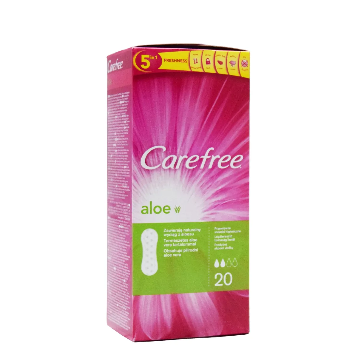 Прокладки Carefree Aloe 20 шт. - Изображение товара