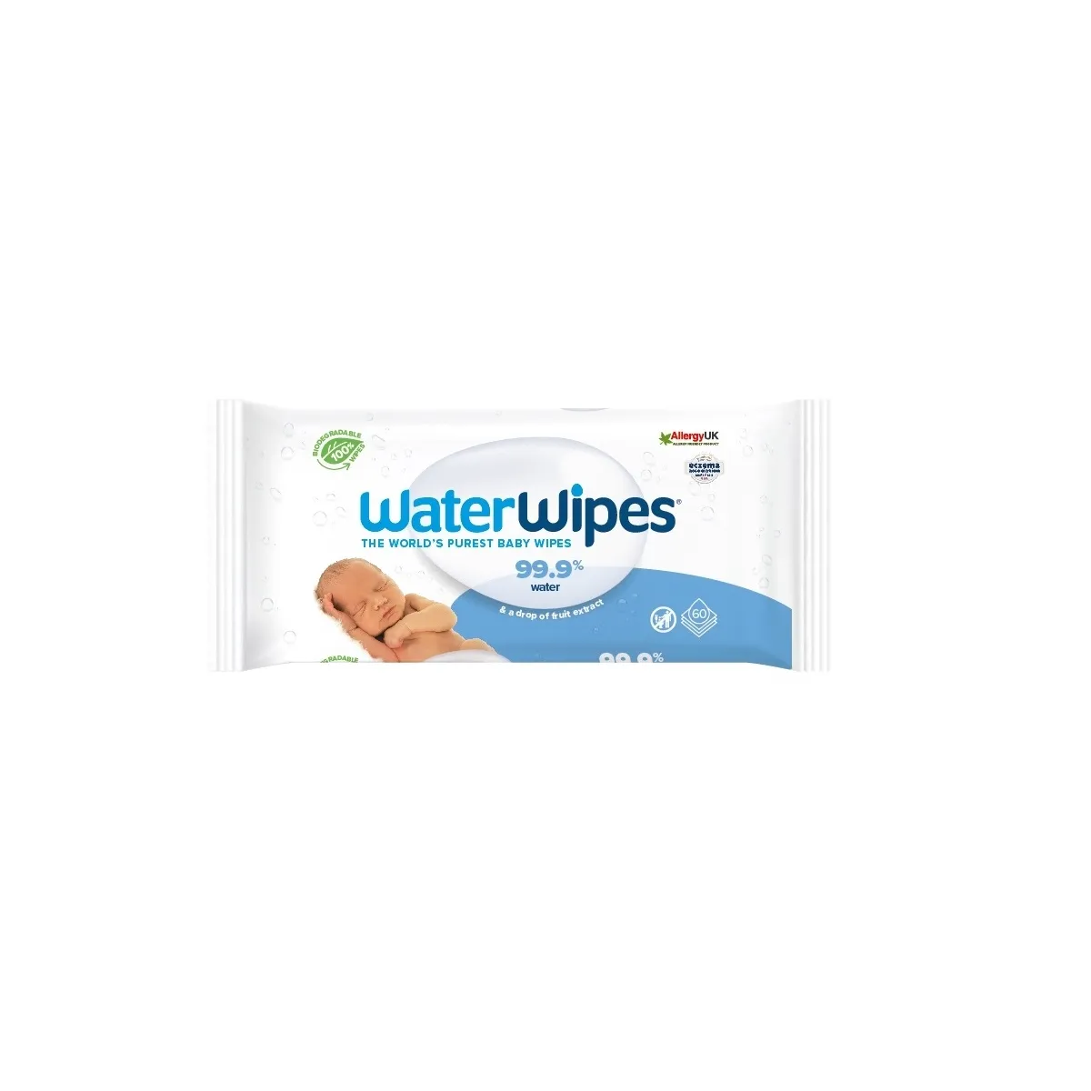 WATER WIPES BIO NIISKED BEEBISALVRÄTID N60 - Изображение товара