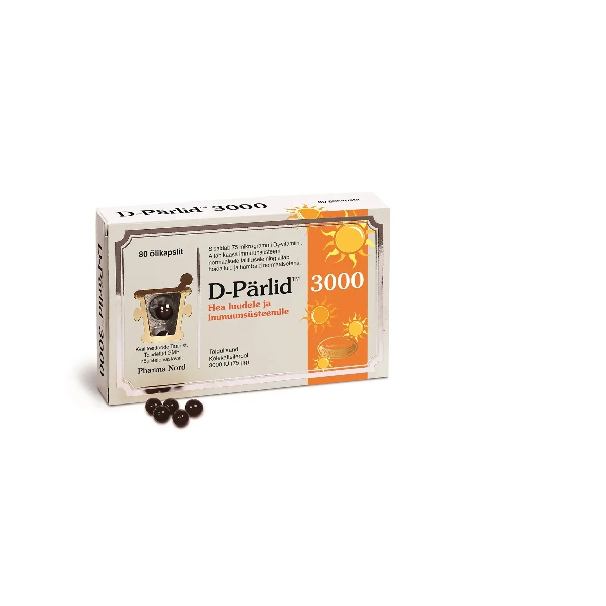 D-PÄRLID 3000 KAPSLID N80 - Изображение товара
