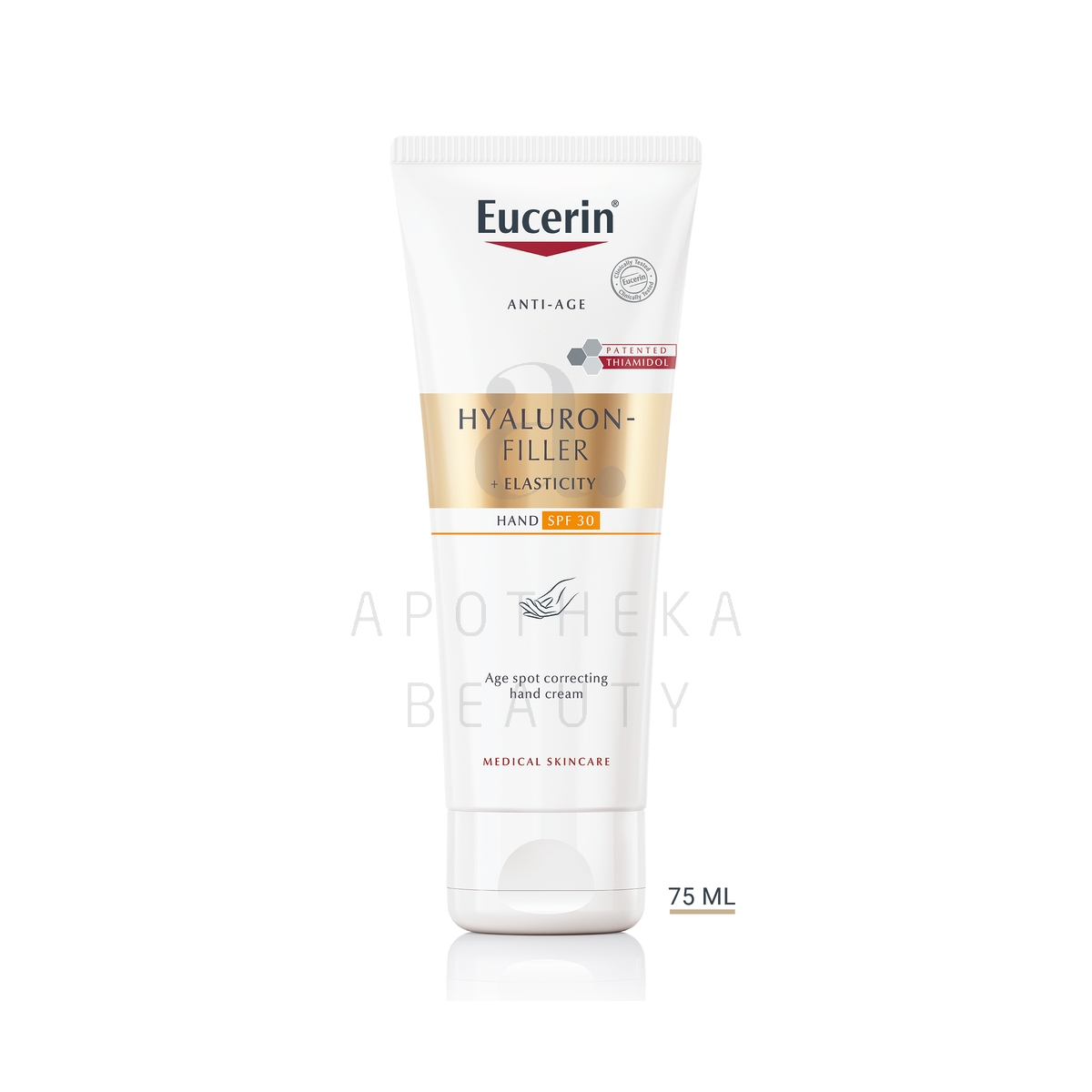 EUCERIN HYALURON FILLER+ELASTICITY KÄTEKREEM 75ML - Изображение товара