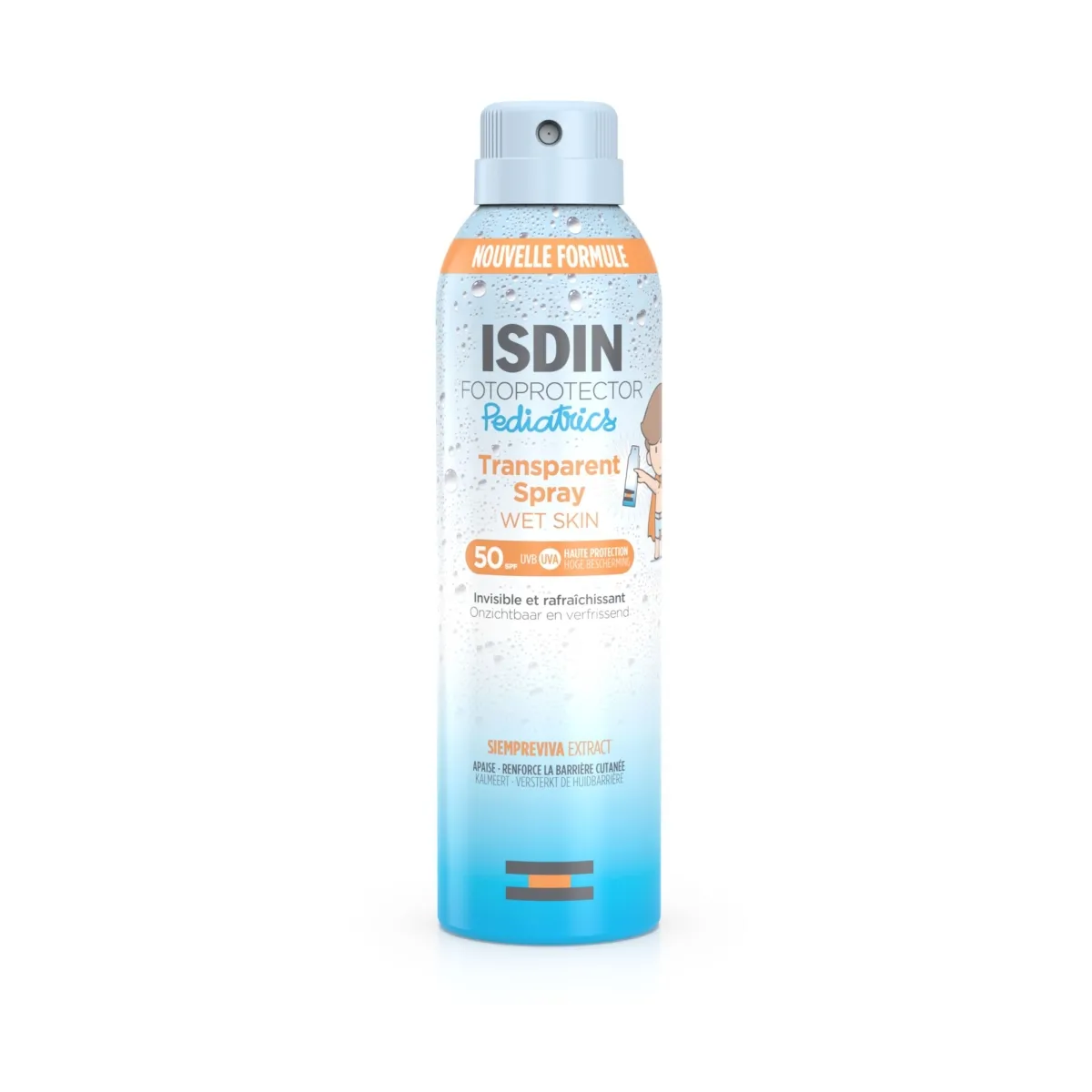 ISDIN SUN PÄIKESEKAITSEAEROSOOL VEEKINDEL LASTE SPF50 250ML - Изображение товара