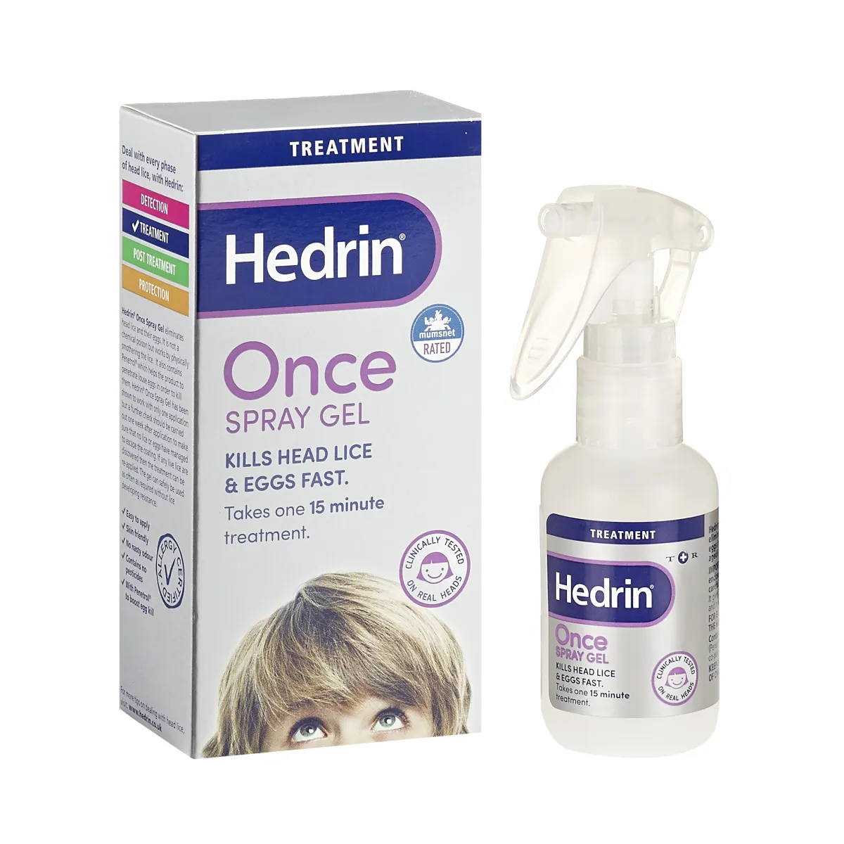 HEDRIN ONCE SPRAY GEEL TÄIDELE 60ML - Изображение товара