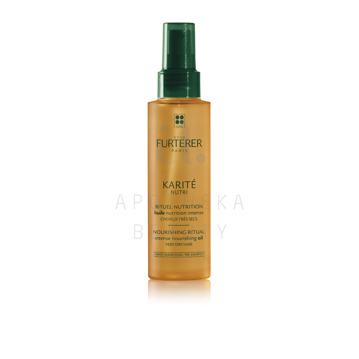 RENE FURTERER KARITE NUTRI INTENSE OURISHING OIL -  pre-shampoo  100 ML - Изображение товара