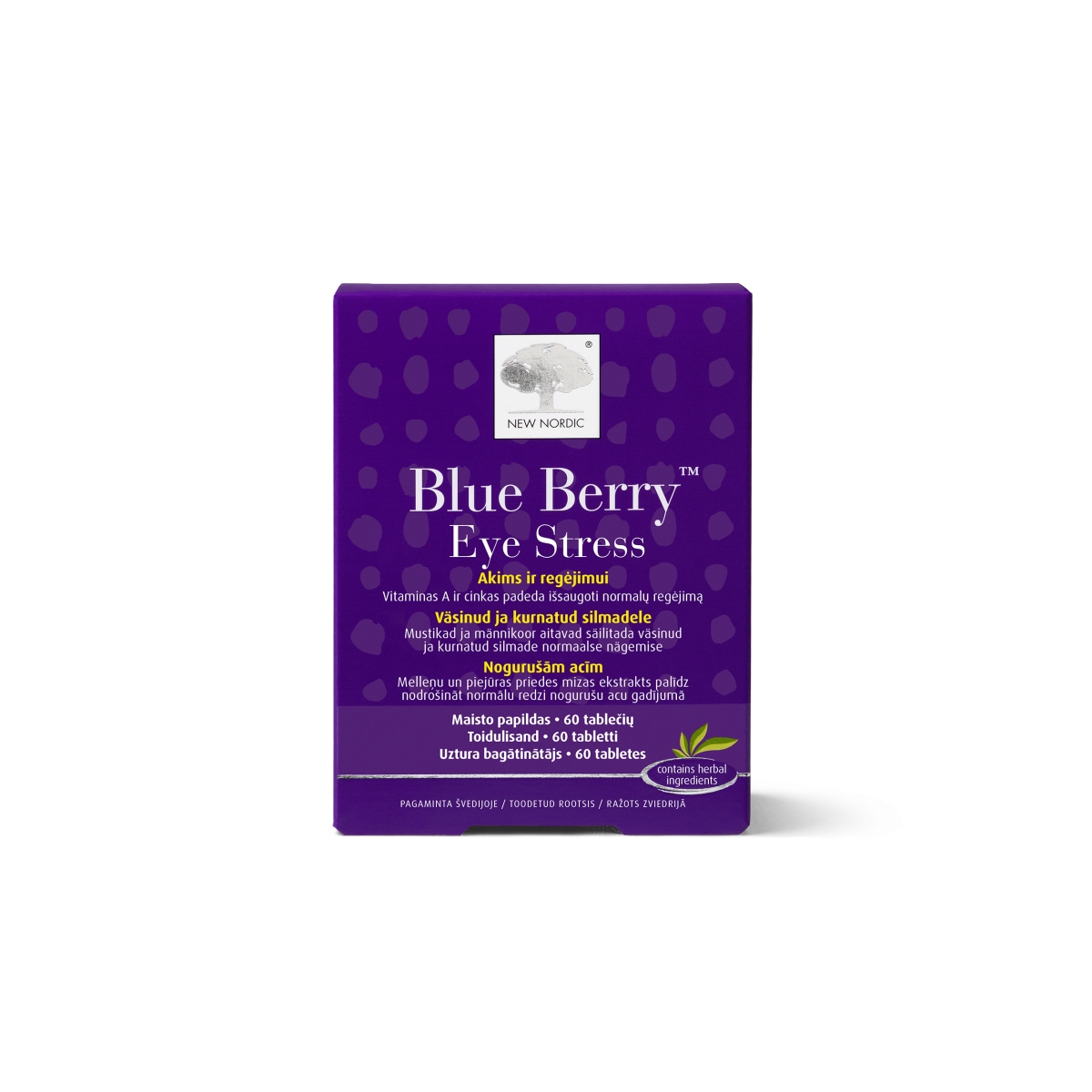 NEW NORDIC BLUE BERRY EYE STRESS TBL N60 - Изображение товара