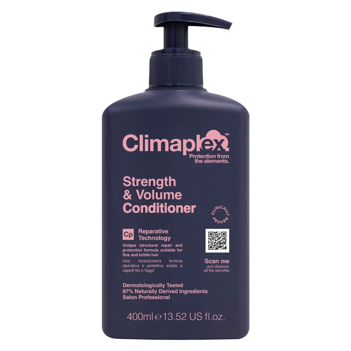 CLIMAPLEX JUUKSEPALSAM TUGEVDAV JA KOHEVUST ANDEV 400ML - Изображение товара