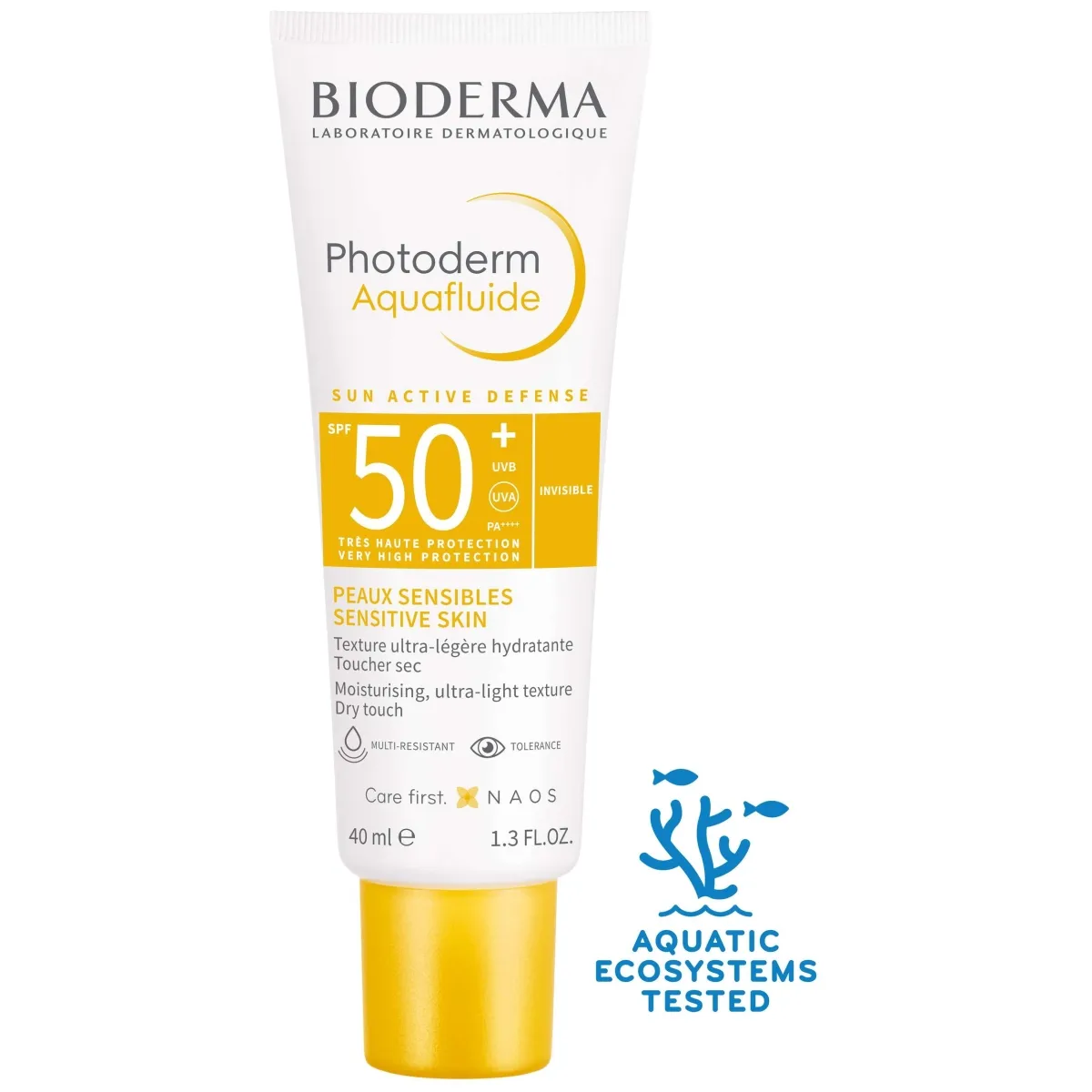 BIODERMA PHOTODERM AQUAFLUIDE PÄIKESEKAITSEKREEM SPF50+ 40ML - Изображение товара