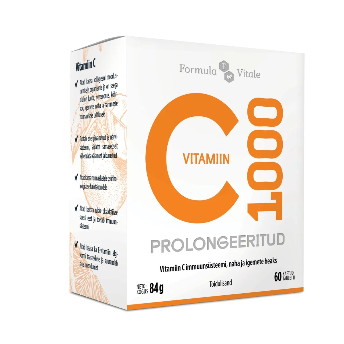 FORMULA VITALE C-VIT PROLONG TBL 1000MG N60 - Изображение товара