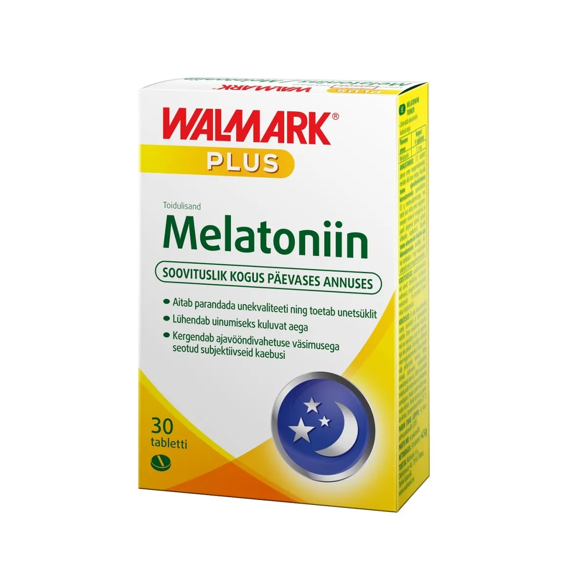 WALMARK MELATONIIN PLUS TBL N30 - Изображение товара