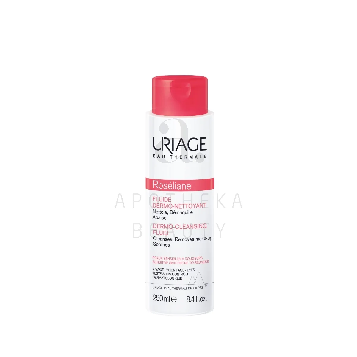 URIAGE ROSELIANE PUHASTUSEMULSIOON PUNETAVALE NAHALE 250ML - Изображение товара