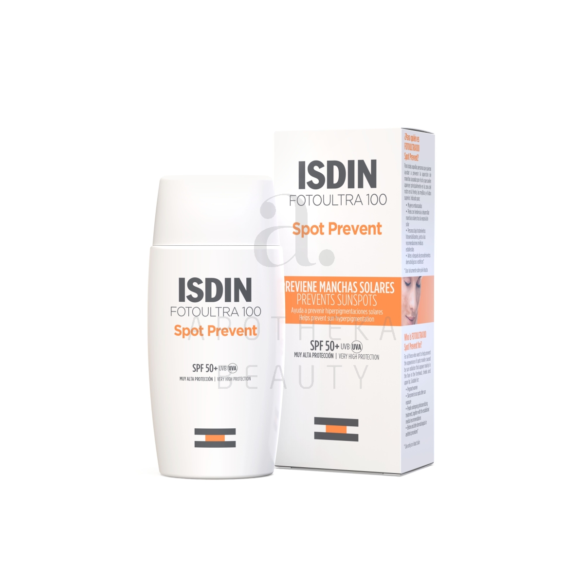 ISDIN SUN PÄIKESEKAITSEVEDELIK PIGMENDILAIKE ENNETAV SPF50+ 50ML - Изображение товара