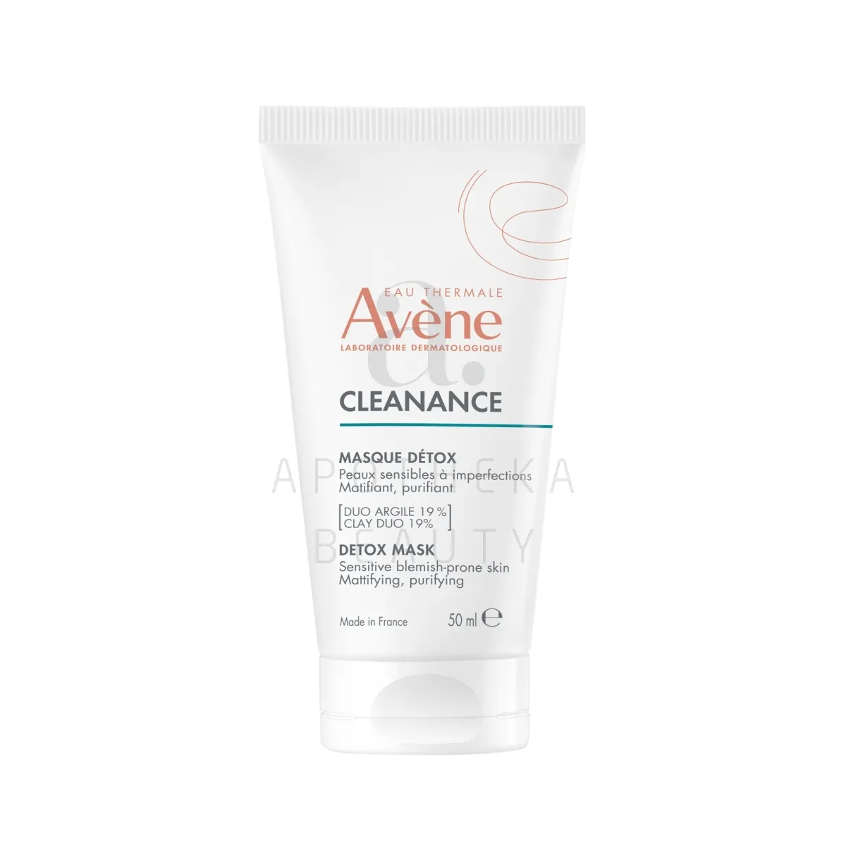 AVENE CLEANANCE DETOX MASK RASUSELE NAHALE 50ML - Изображение товара