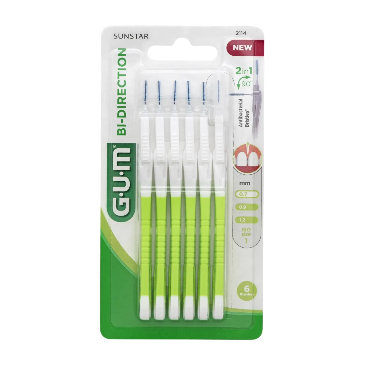 GUM HAMBAVAHEHARI BI-DIRECTION 0,7MM N6 - Изображение товара