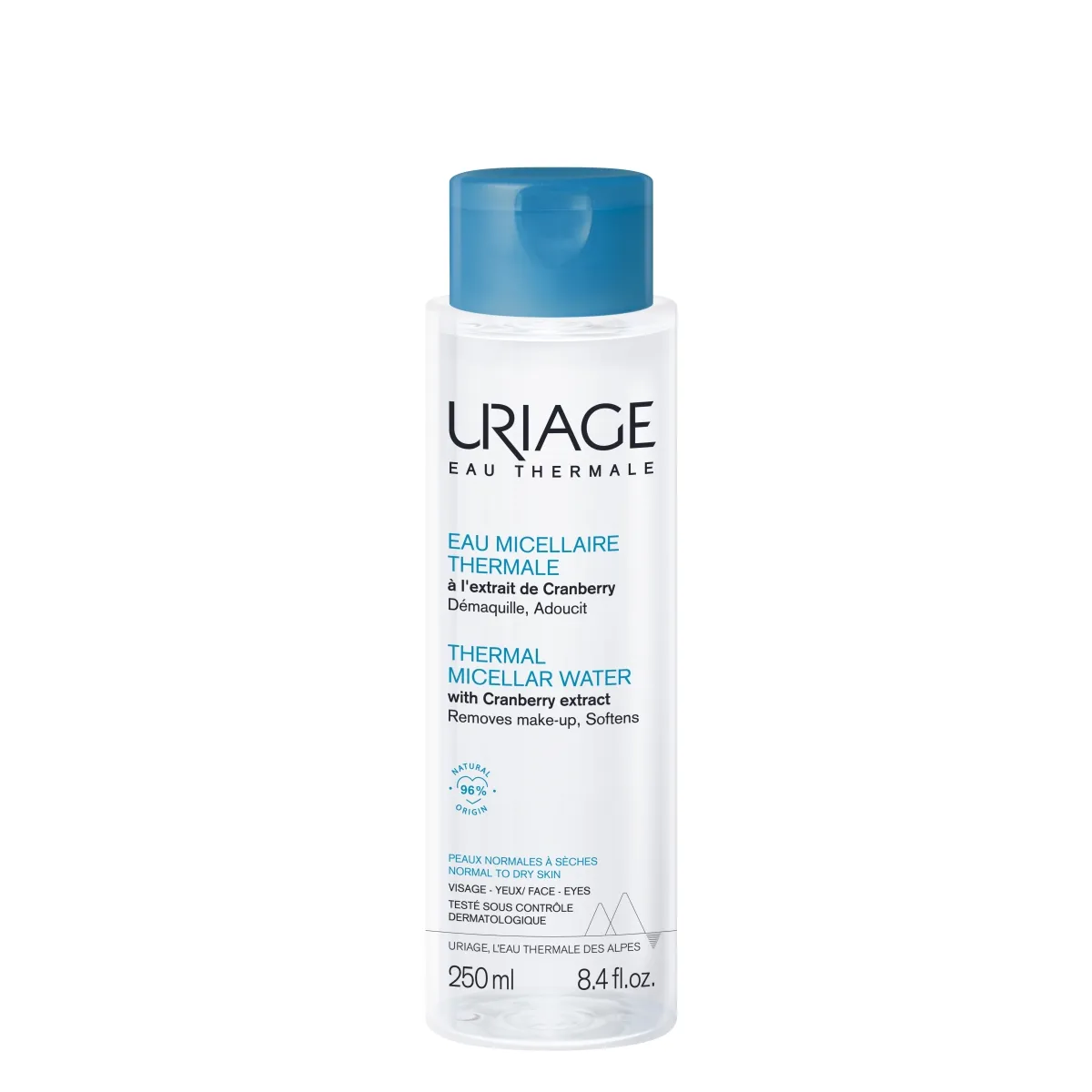 URIAGE MITSELLAARVESI NORMAALSELE JA KUIVALE NAHALE 250ML - Изображение товара