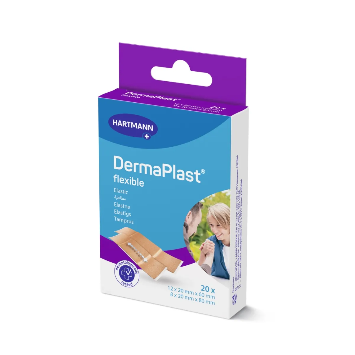 DERMAPLAST PLAASTRID FLEXIBLE N20 (2 SUURUST)/535224/ - Изображение товара
